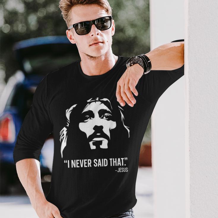 クリスチャンtシャツ Jesus Christ Died I Neveraid That 長袖Tシャツ 彼への贈り物