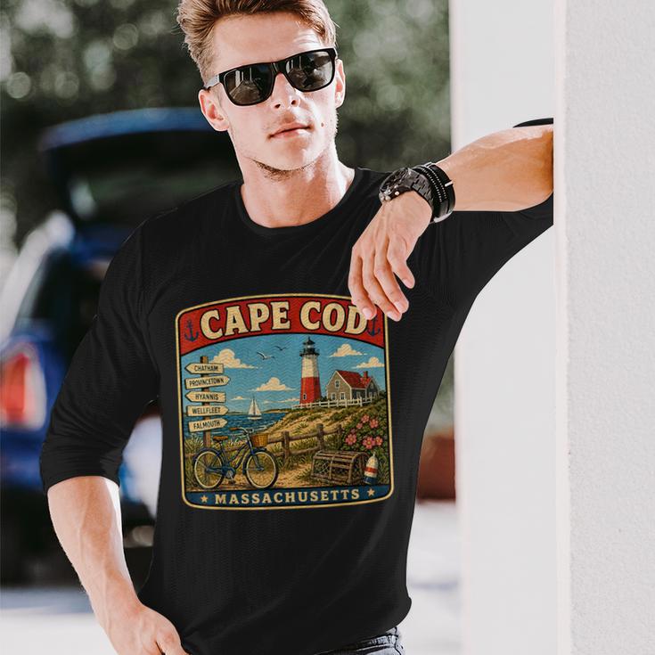 ケープコッドビーチ マサチューセッツ州 休暇 ケープコッド ウェディング 長袖Tシャツ 彼への贈り物