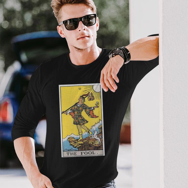 ザ・フール・タロットカード 長袖Tシャツ 彼への贈り物