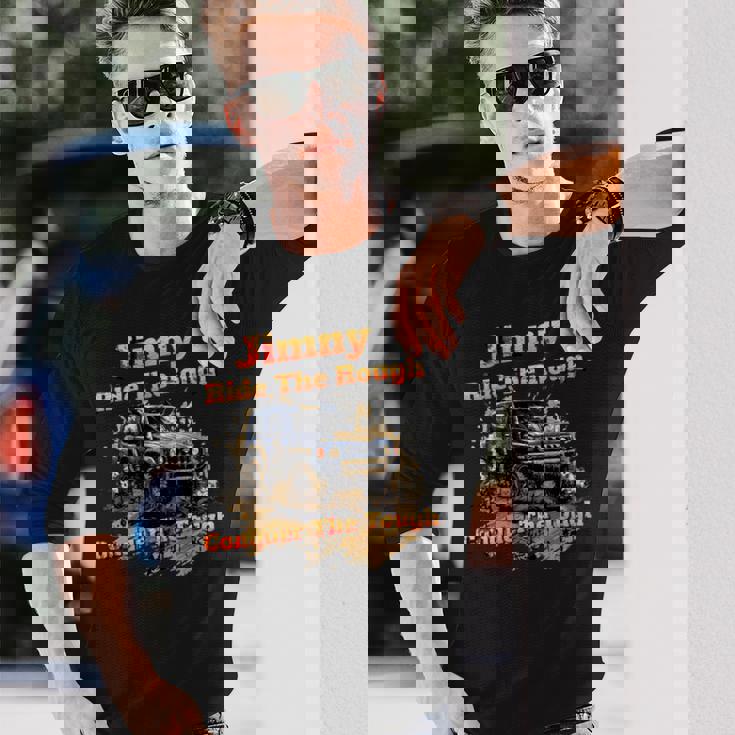 ジムニー 4X4 オフロード トラック 長袖tシャツ 長袖Tシャツ 彼への贈り物