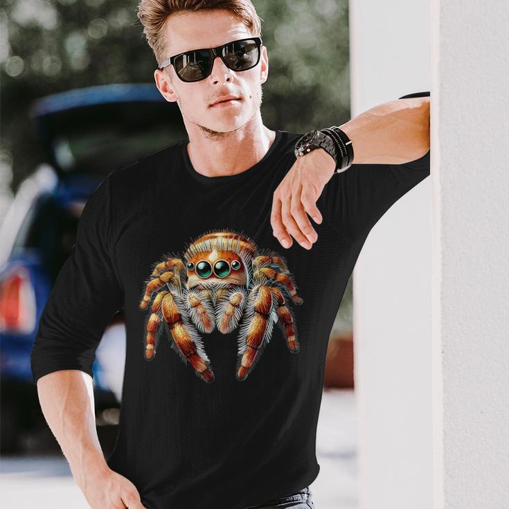 ジャンピングスパイダー 長袖Tシャツ 彼への贈り物