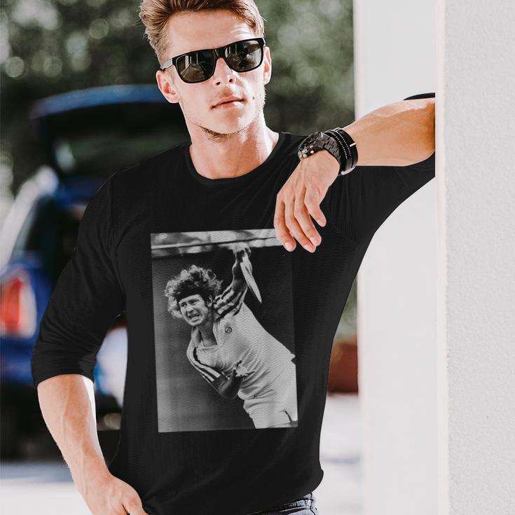 ジョン・マッケンロー テニス 全仏オープン 1980年ウィンブルドン 長袖Tシャツ 彼への贈り物
