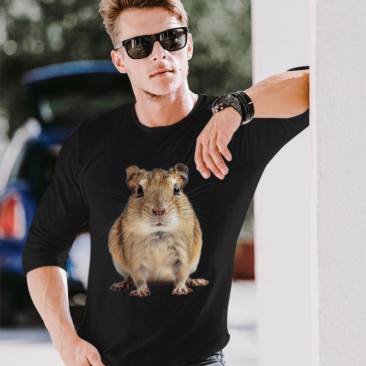 スナネズミ。 長袖Tシャツ 彼への贈り物