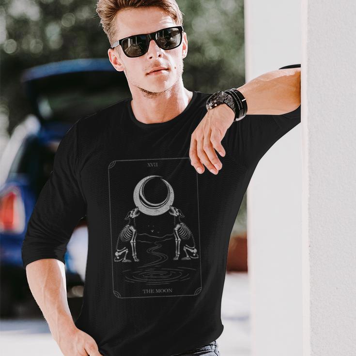 スピリチュアルなタロットカード ミスティカル エッジー エソテリック ストリートウェア 長袖Tシャツ 彼への贈り物