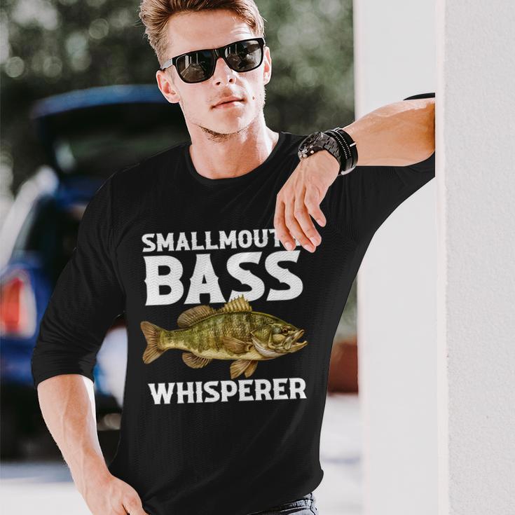 スモールマウスバス ウィスパラー コクチバス 長袖tシャツ 長袖Tシャツ 彼への贈り物