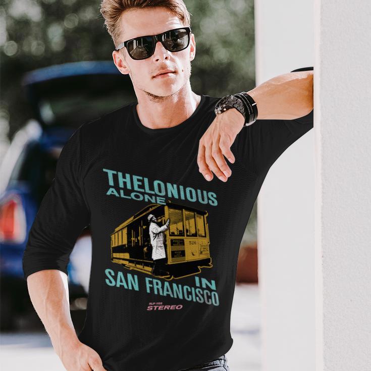セロニアス・モンク・ジャズ・マーチ サンフランシスコのアローン 長袖tシャツ 長袖Tシャツ 彼への贈り物