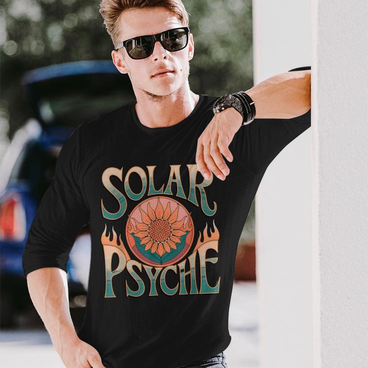 ソーラーサイケ 長袖Tシャツ 彼への贈り物