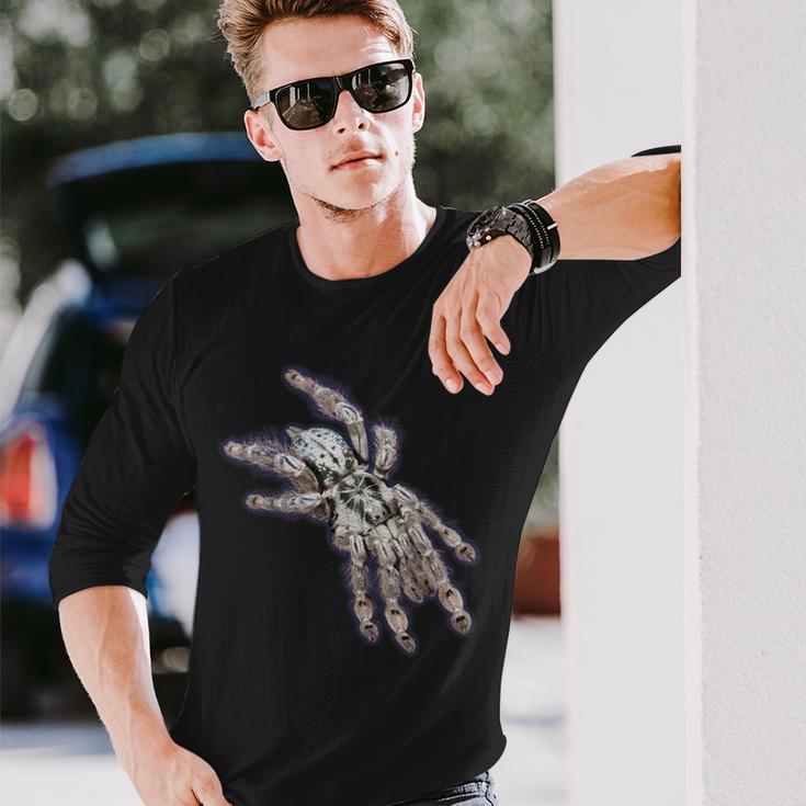 タランチュラホワイトスパイダートーゴスターバーストヒヒ 長袖Tシャツ 彼への贈り物