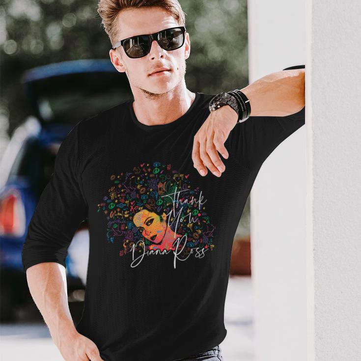 ダイアナ・ロス カスケード 長袖Tシャツ 彼への贈り物