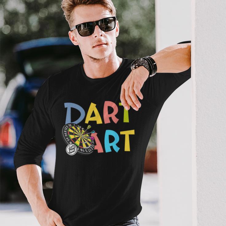 ダーツアート ダーツプレーヤー ダーツスポーツ ダーツボード ダーツ 長袖Tシャツ 彼への贈り物