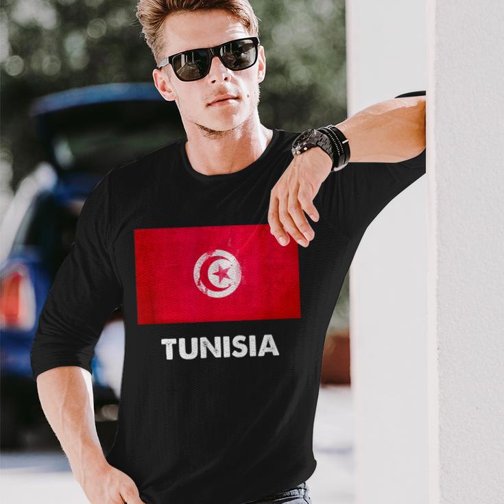 チュニジア国旗tシャツ 長袖Tシャツ 彼への贈り物