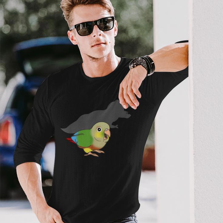 ティーレックス コニュア シャドウオウム パイナップル コニュア ペット 鳥 恋人 長袖Tシャツ 彼への贈り物