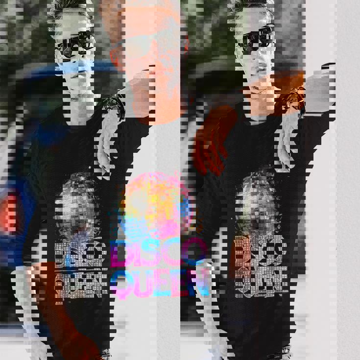 ディスコクイーン 70年代ディスコをテーマにしたヴィンテージ70年代コスチューム。 長袖Tシャツ 彼への贈り物