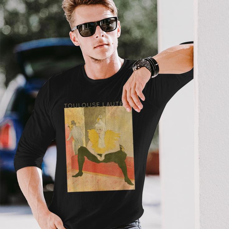トゥールーズ・ロートレック Theeated Clowness 長袖Tシャツ 彼への贈り物