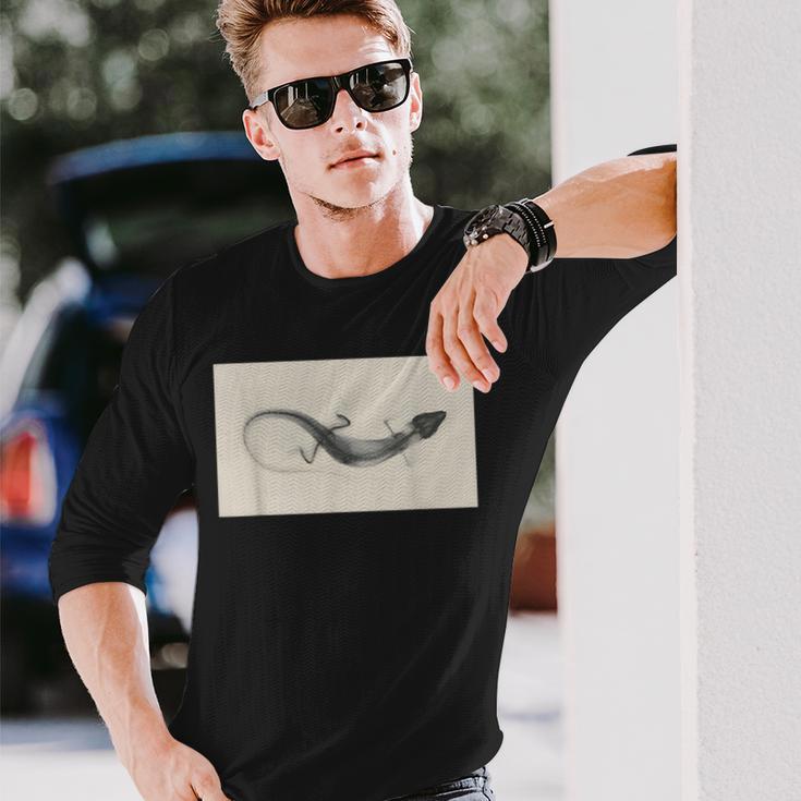 トカゲのレントゲン写真 長袖Tシャツ 彼への贈り物