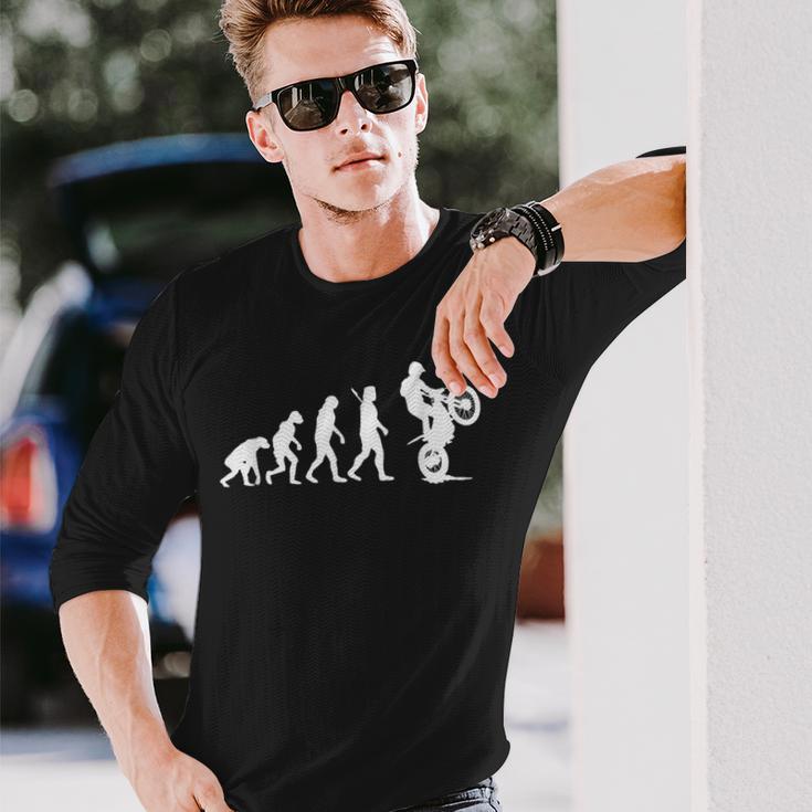 トライアル バイク トライアル ライダー モトトライアル 長袖Tシャツ 彼への贈り物