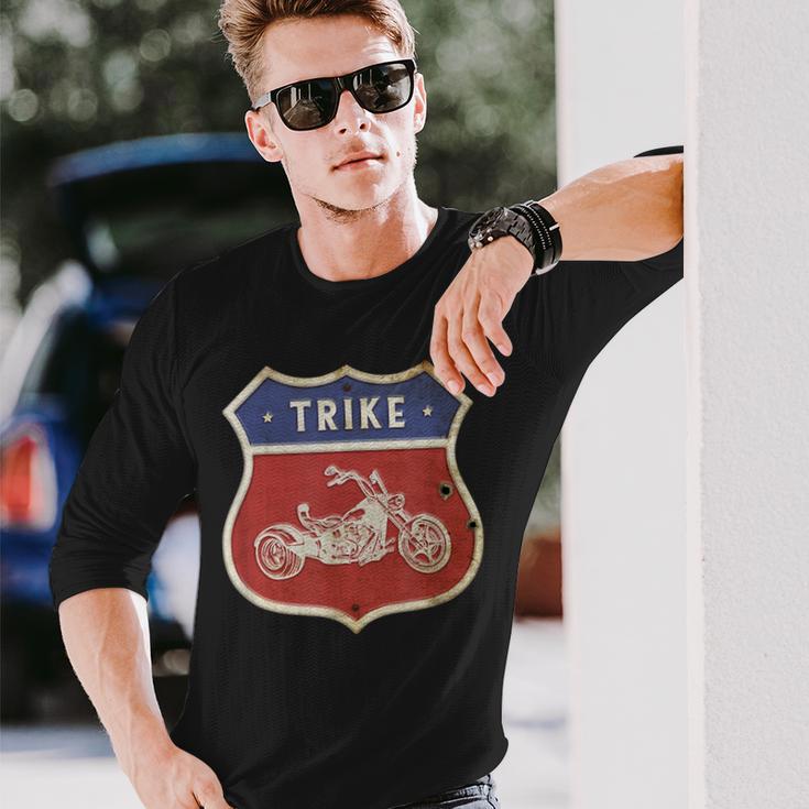 トライク 大人のトライク モータートライク 三輪車 トライクバイク トライカー 長袖Tシャツ 彼への贈り物