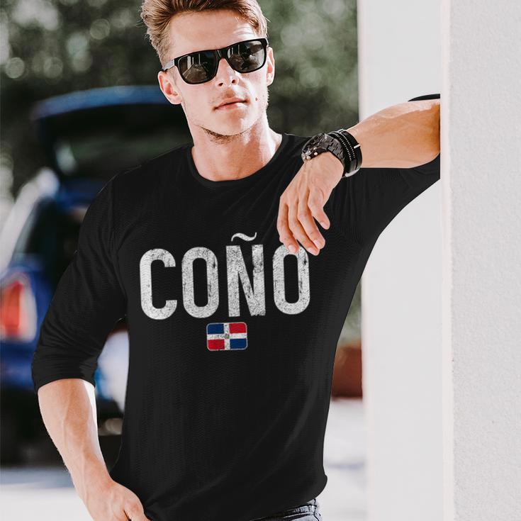 ドミニカ共和国 プライド コノ 面白い 長袖Tシャツ 彼への贈り物