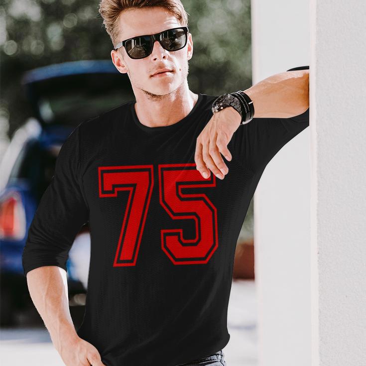 ナンバー75 Redports Teamtyle 長袖tシャツ 長袖Tシャツ 彼への贈り物
