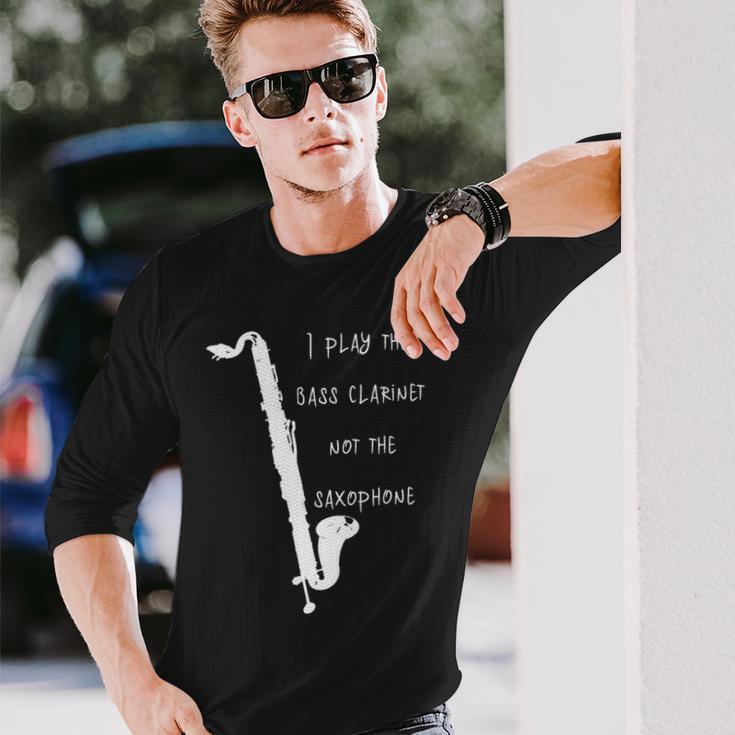 バスクラリネット 長袖tシャツ 長袖Tシャツ 彼への贈り物