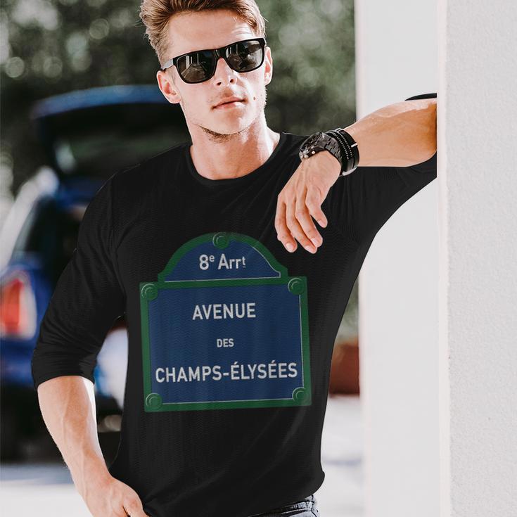 パリ 8Th Arrondissement Frenchtreetign Huitieme Elysees 長袖Tシャツ 彼への贈り物