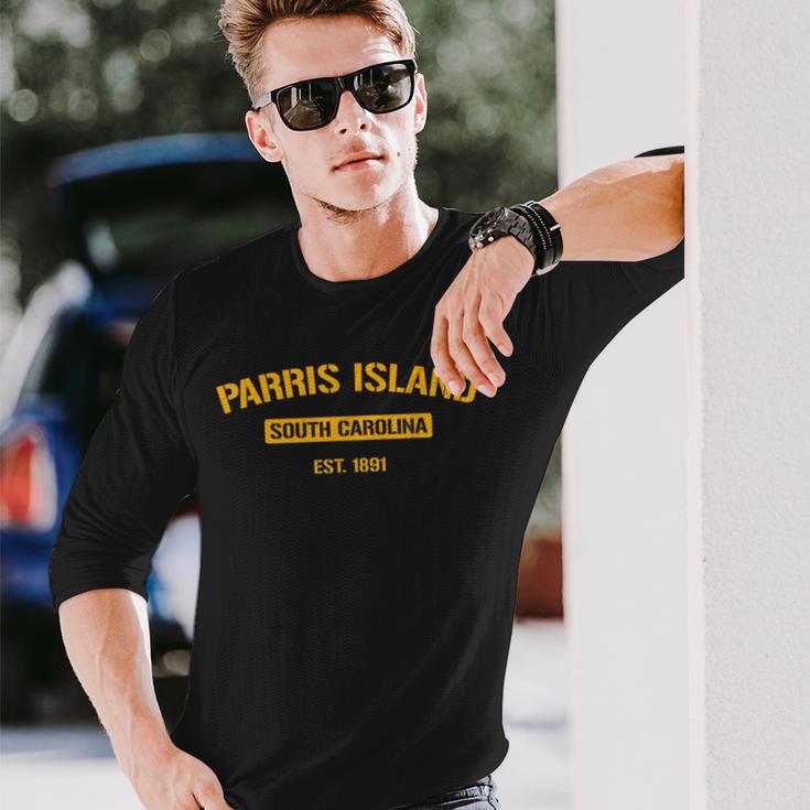 パリスアイランドシャツ ビンテージ サウスカロライナtシャツ 長袖Tシャツ 彼への贈り物