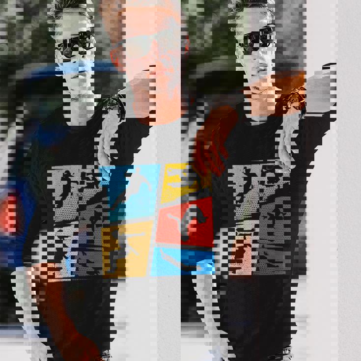 パルクール ヴィンテージ フリーランニングパルクール ランナー パルクール 長袖Tシャツ 彼への贈り物