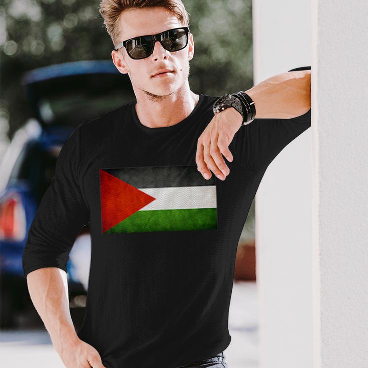 パレスチナ国旗tシャツパレスチナ国旗 長袖Tシャツ 彼への贈り物