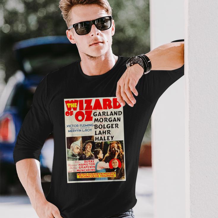 ビンテージオズの魔法使いポスター 長袖Tシャツ 彼への贈り物