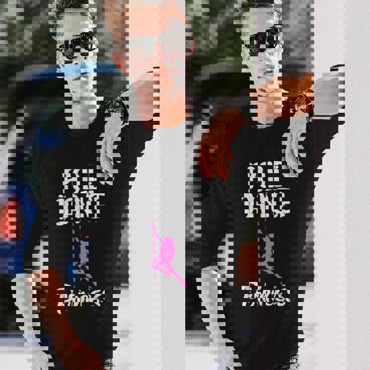 フィットネス ポール ダンス プリンセス 長袖Tシャツ 彼への贈り物