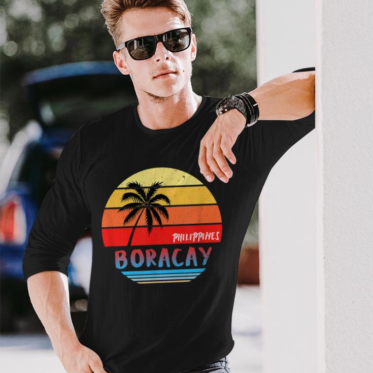 フィリピン ボラカイ 長袖Tシャツ 彼への贈り物
