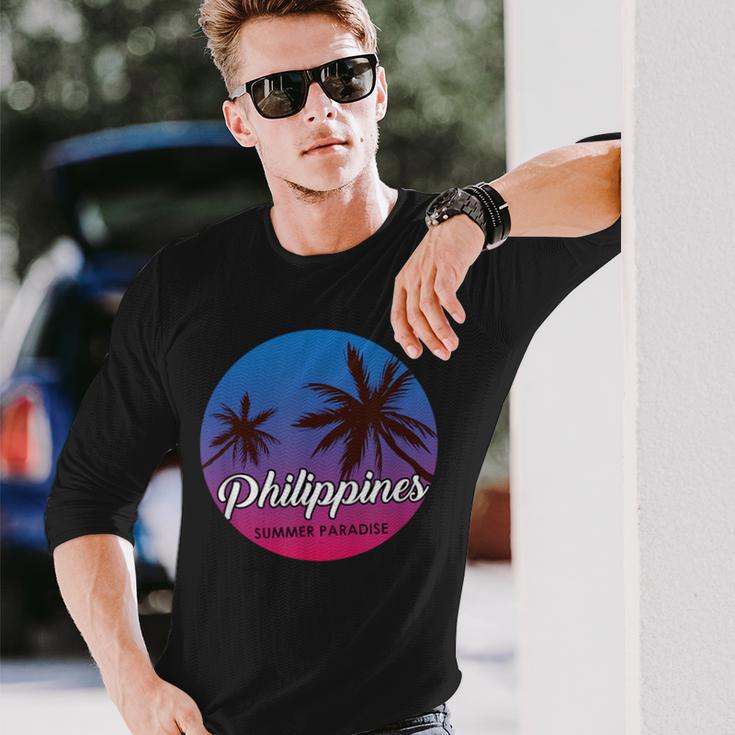 フィリピンシャツ フィリピンtシャツ メンズ レディース ピノイ ギフト 長袖Tシャツ 彼への贈り物