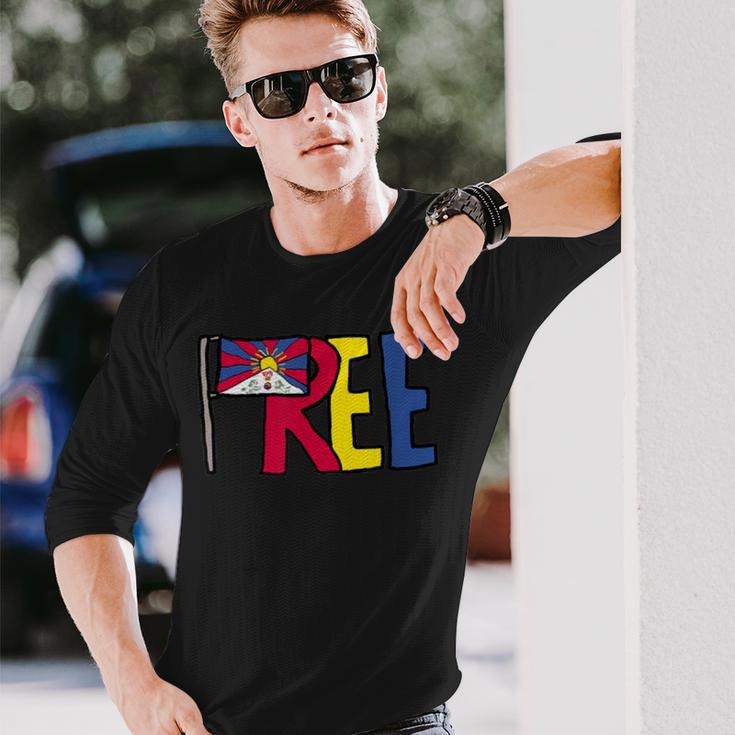 フリーチベット 長袖Tシャツ 彼への贈り物