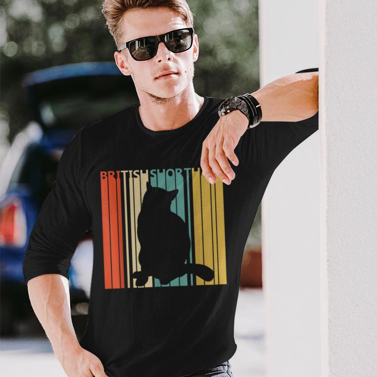 ブリティッシュショートヘア ブリティッシュショートヘア 長袖Tシャツ 彼への贈り物