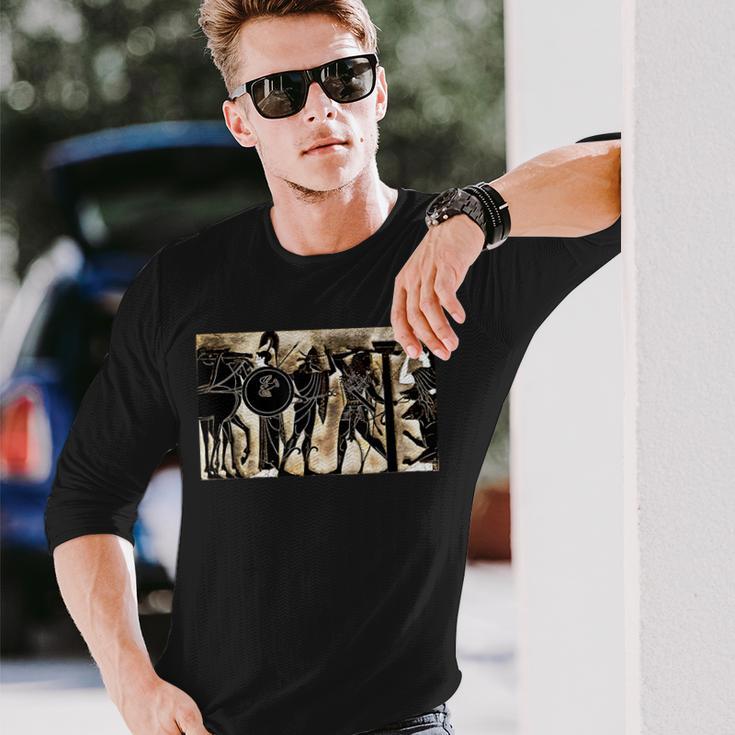 ヘラクレス・ケルベロス ギリシャ・ギリシャ神話 長袖Tシャツ 彼への贈り物