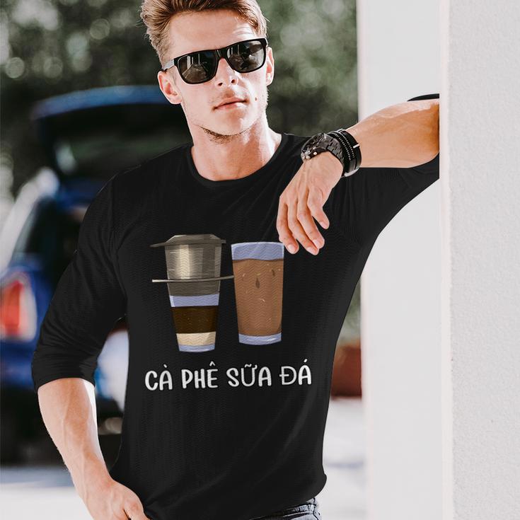 ベトナム ベトナム式フィルターコーヒー ベトナム式アイスコーヒー 長袖Tシャツ 彼への贈り物
