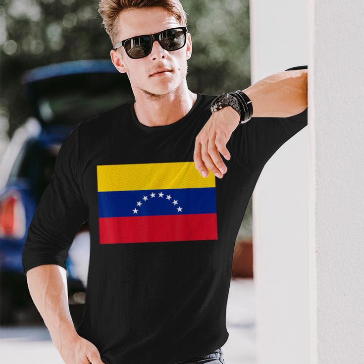 ベネズエラの国旗 長袖Tシャツ 彼への贈り物