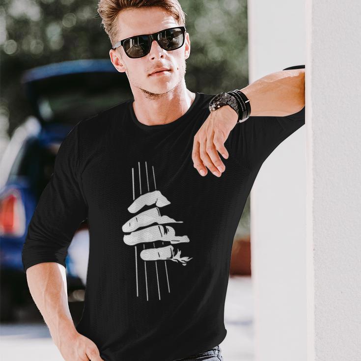 ベーシストのためのコントラバス奏者のミュージシャンギフト Double Bass Bassist 長袖Tシャツ 彼への贈り物