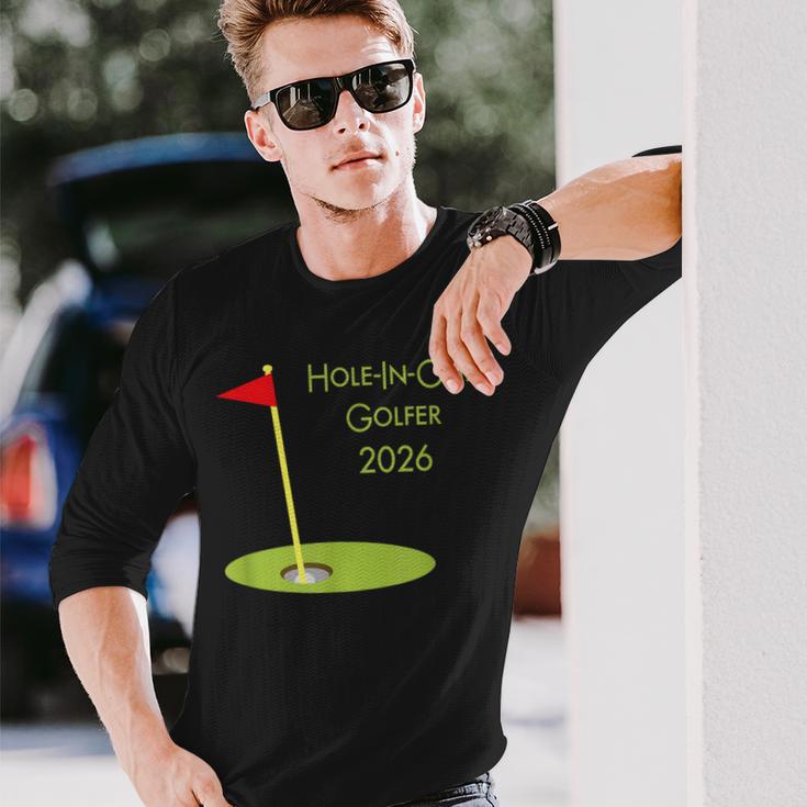 ホールインワンゴルファー2026ホールインワンゴルフ記念品 Hole In One Golfer 2026 長袖Tシャツ 彼への贈り物