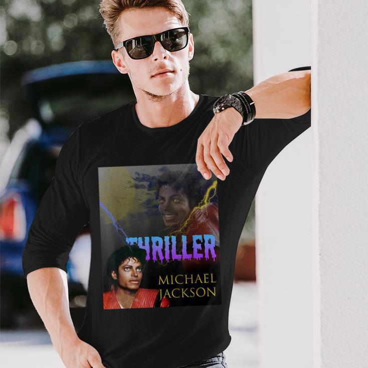 マイケルジャクソン 067 Thriller 長袖Tシャツ 彼への贈り物