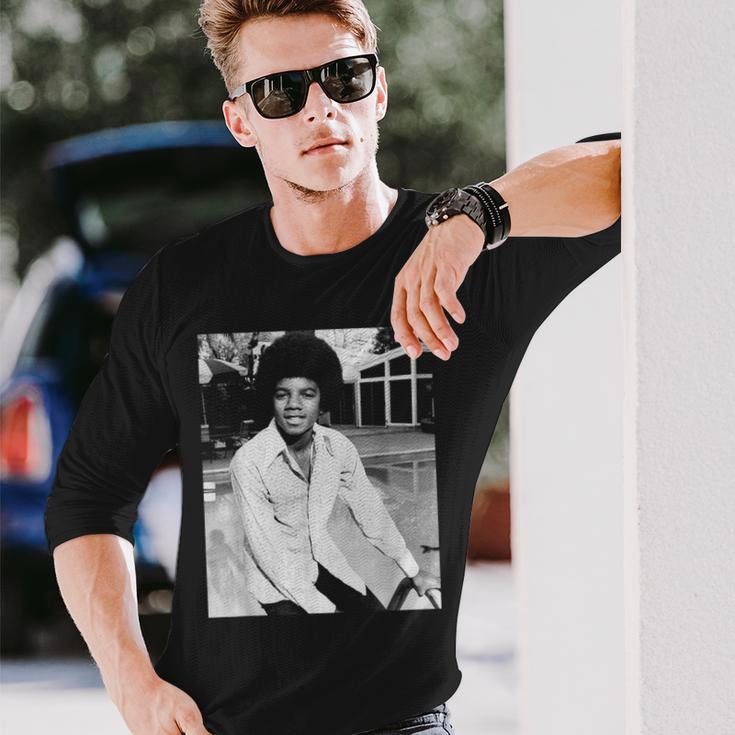 マイケル・ジャクソン アット Laホーム ザ・ジャクソン5 1975 長袖Tシャツ 彼への贈り物