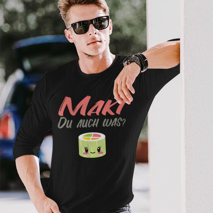 マキ・デュ・オーシュはマキ寿司 巻き寿司 長袖Tシャツ 彼への贈り物