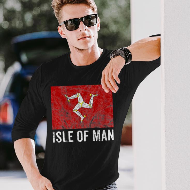 マン島旗 マンクス トラディショナル 3脚 長袖Tシャツ 彼への贈り物