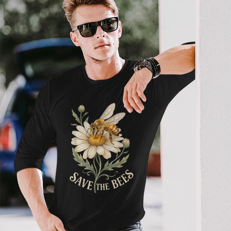 ミツバチを解放 長袖Tシャツ 彼への贈り物