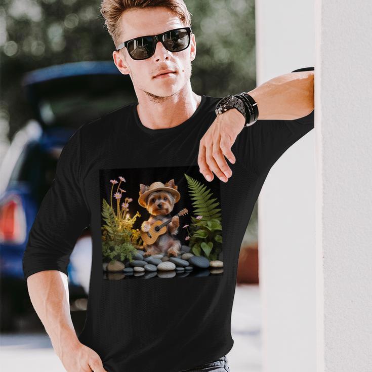 ヨーキー 犬 ヨーキー ビンゴ ヨーキー スタッフ ヨーキー 長袖Tシャツ 彼への贈り物