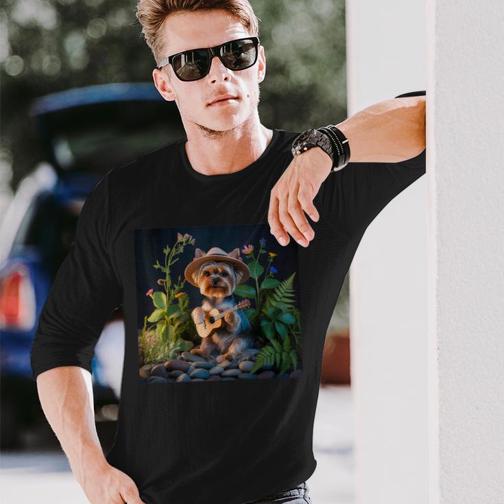ヨーキー 犬 ヨーキー 物事 遊ぶ ビンゴ ヨーキー スタッフ ヨーキー 長袖Tシャツ 彼への贈り物