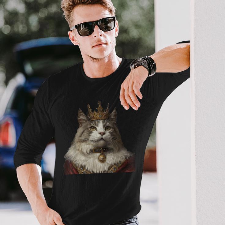 ラガマフィンキャッツ ラガマフィン猫 長袖Tシャツ 彼への贈り物