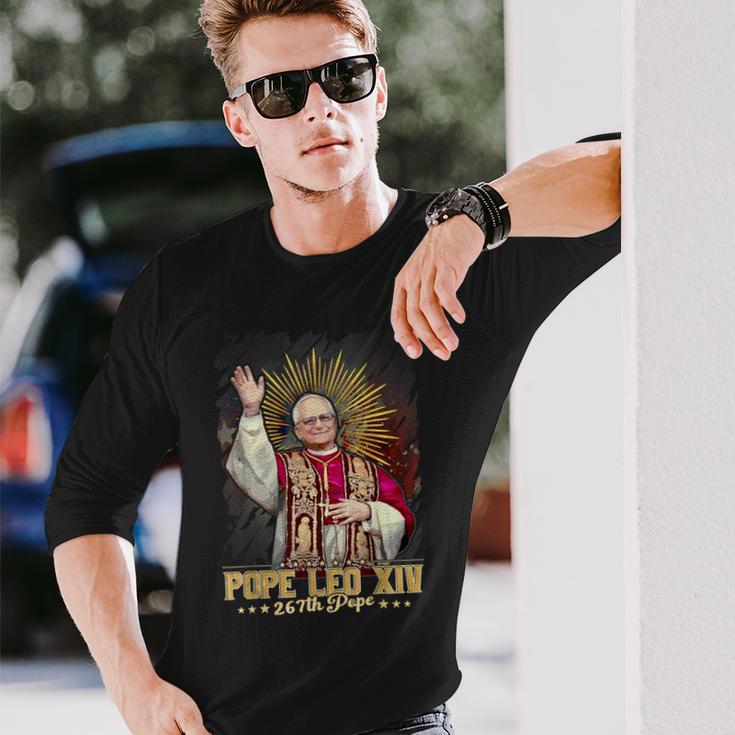 レオ14世 ローマ教皇 長袖Tシャツ 彼への贈り物