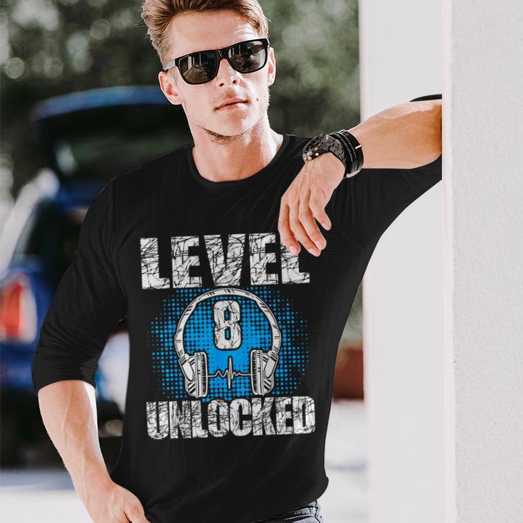 レベル8 アンロック バースデー 8歳 ゲーマー 長袖Tシャツ 彼への贈り物