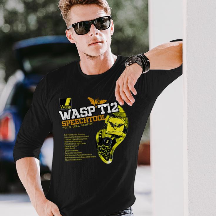 ワスプ T12 スピーチツール-イッツウェルウェポン 長袖Tシャツ 彼への贈り物